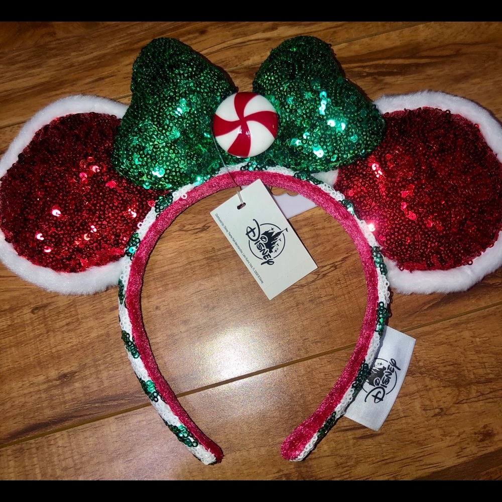 Christmas Minnie Mouse Ears